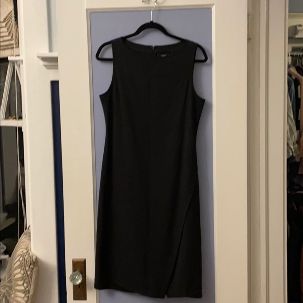 Theory Black dress with front slit